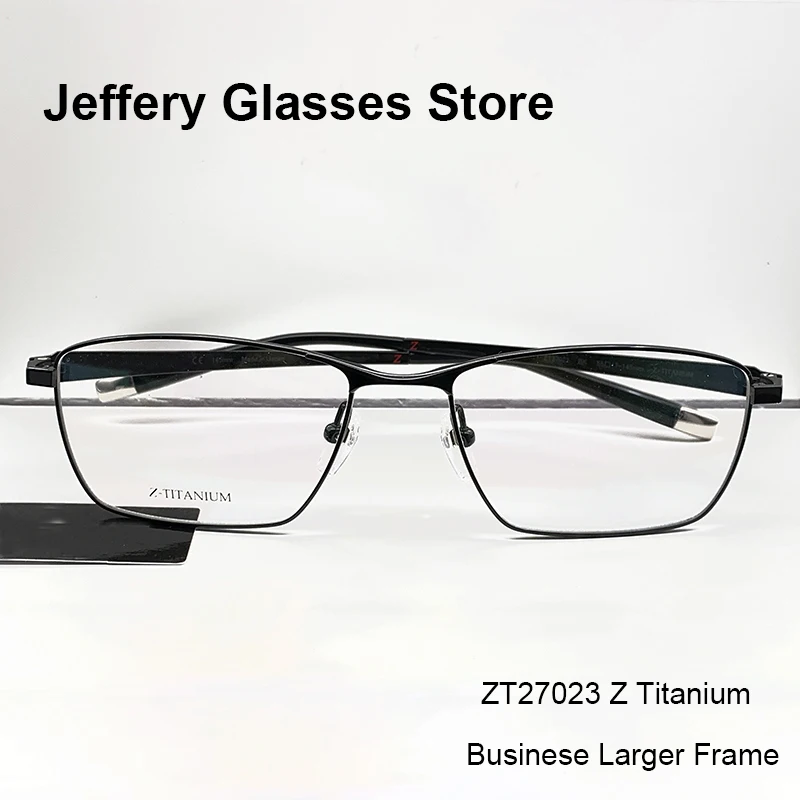 

2023 Japanese Handmade Glasses Frame Pure Z Titanium UltraLight Square Men Woman Myopia Eyeglass Prescription Eyewear ZT27023