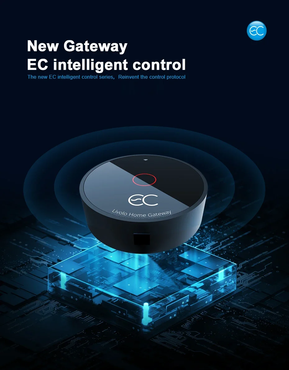 Smart Home Gateway Hub for Wireless Control