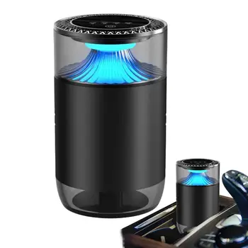 Smart Car Air Freshener Rechargeable Car Aroma Diffuser Cloud Mist with Sound Pickup Lamp RGB Light for Auto Interior Decoration 1