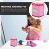 Dollhouse Plaything Mini Home Appliance Toy Washing Machine Child Pretend Role Cleaning 3