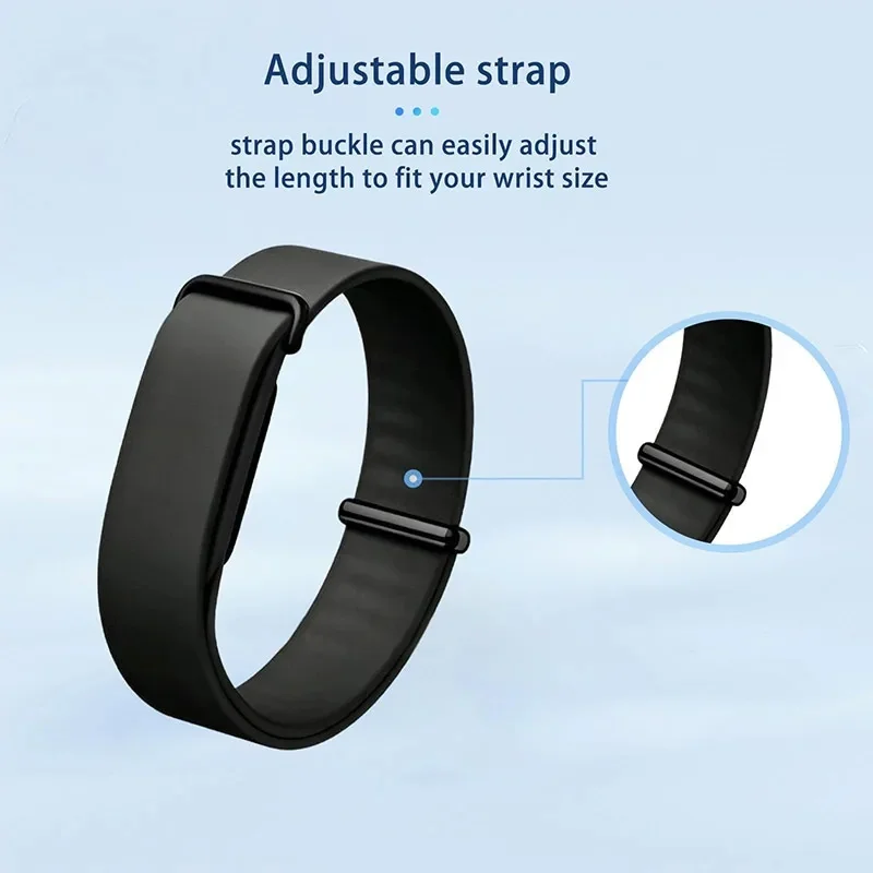 Silicone Sport Loop Watch Strap - Soft and Durable Replacement Wristband Bracelet