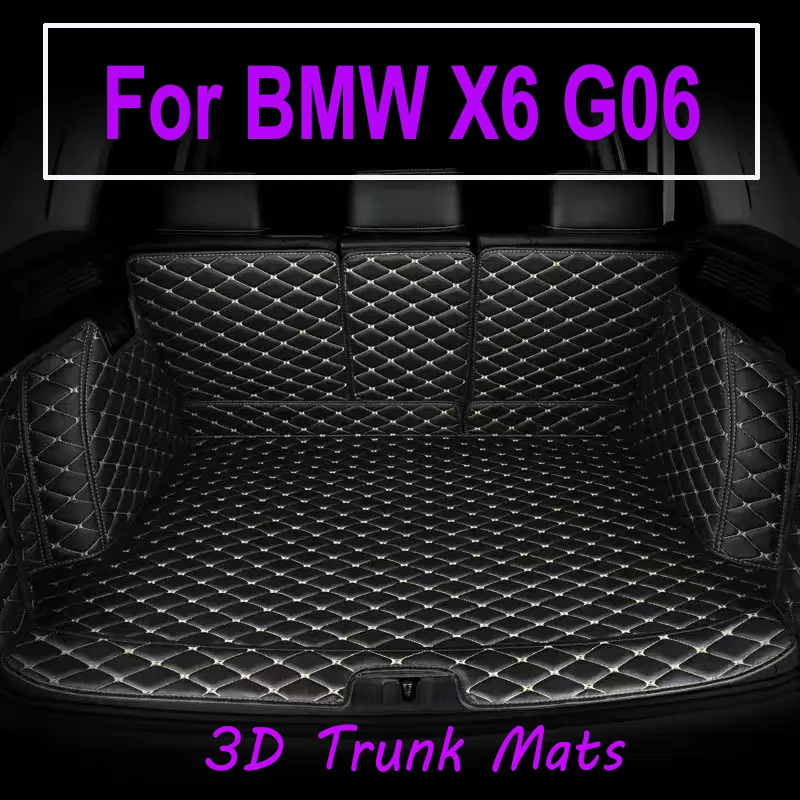 

Автомобильные коврики для BMW X6 G06 MK3 2020 2021 2022, водонепроницаемый защитный коврик, аксессуары, автомобильный коврик для багажника, автомобильные аксессуары