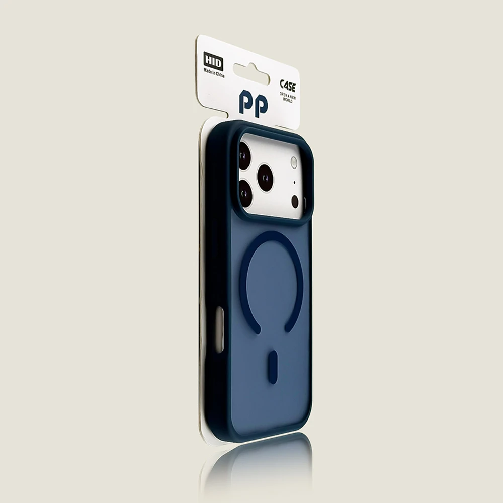 Translucent Matte MagSafe Case with Magnetic Wireless Charging and Shockproof Protection