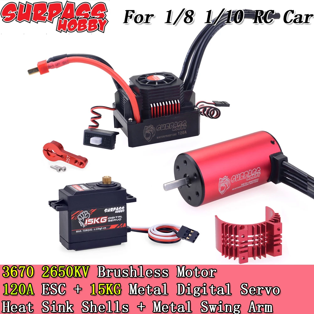 Rc Boats 5682 Brushless Rc Boat Motor, Surpass Hobby 910KV - Main Image