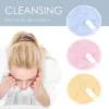 Microfiber Facial Scrubbers Round Cleansing Pads Makeup Remover Rounded Face Puffs Convenient Cosmetics Woman 6