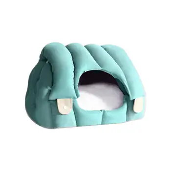 Pet Sofa Dual-Purpose Cat Bed Adjustable Shape Pet House Tent with Washable Removable Cushion for Cats Small Dogs Rabbit 5