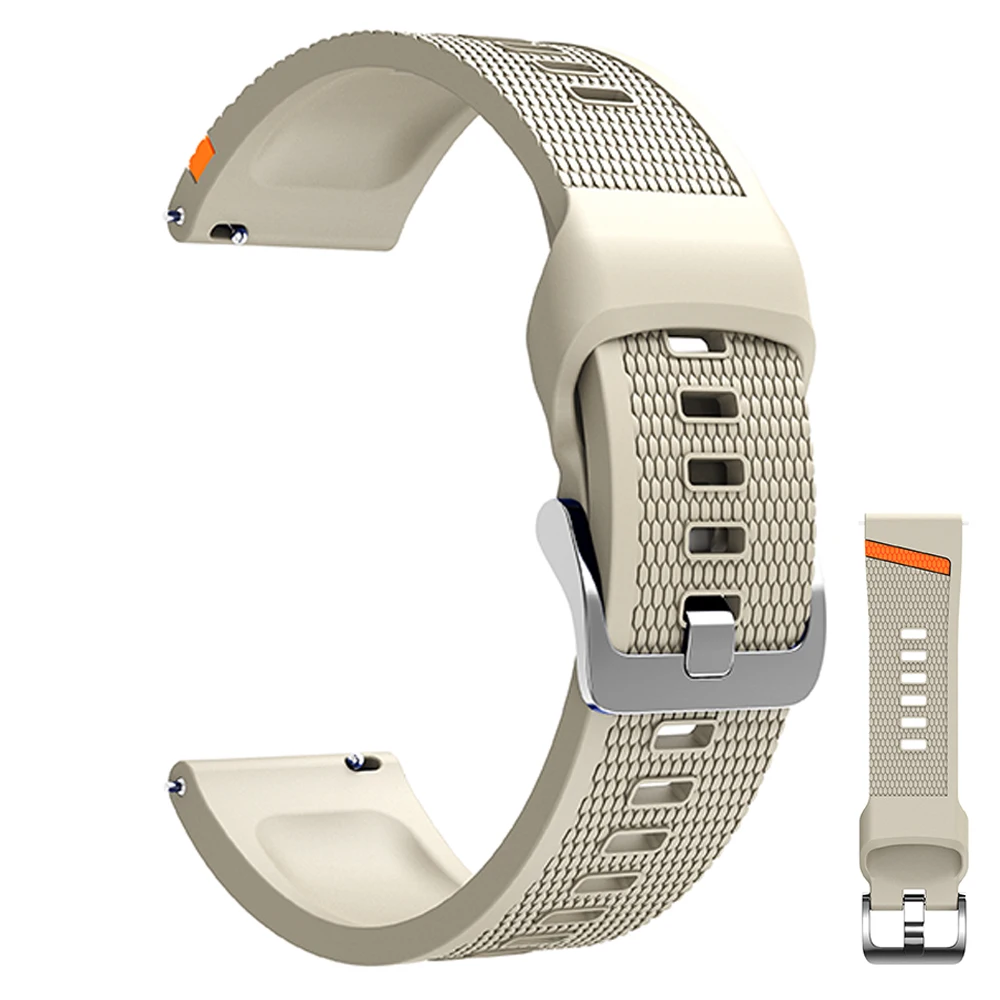 Premium Silicone Sports Strap - 22mm Universal Watch Band Replacement Bracelet