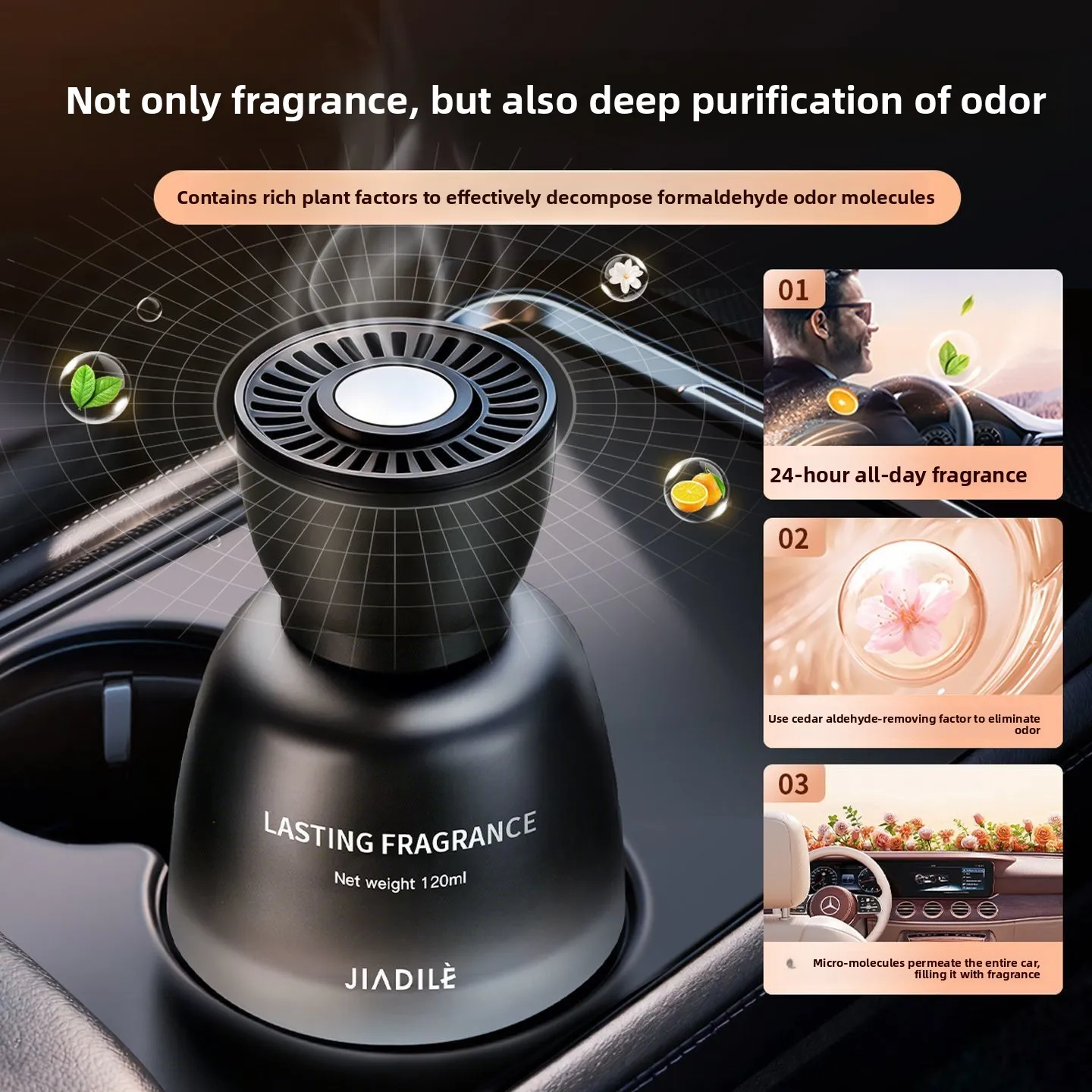 2026 New Car Perfume with Long-Lasting Fragrance, High-End Car Fragrance Ornament for Men and Women, with a Premium Feel 5