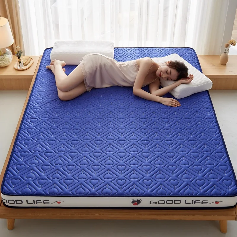 VESCOVO Latex Hard Thickened Coconut Palm Mattress Topper 160*200 Tatami Floor Mat Children Bed Topper 180*200 Mattress Topper