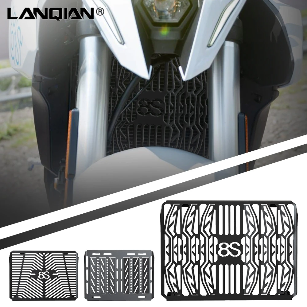 GSX8 S Motorcycle accessories CNC Radiator Grille Guard Cover Fuel Tank Protection FOR SUZUKI GSX-8S GSX 8S GSX8S 2023 2024 2025