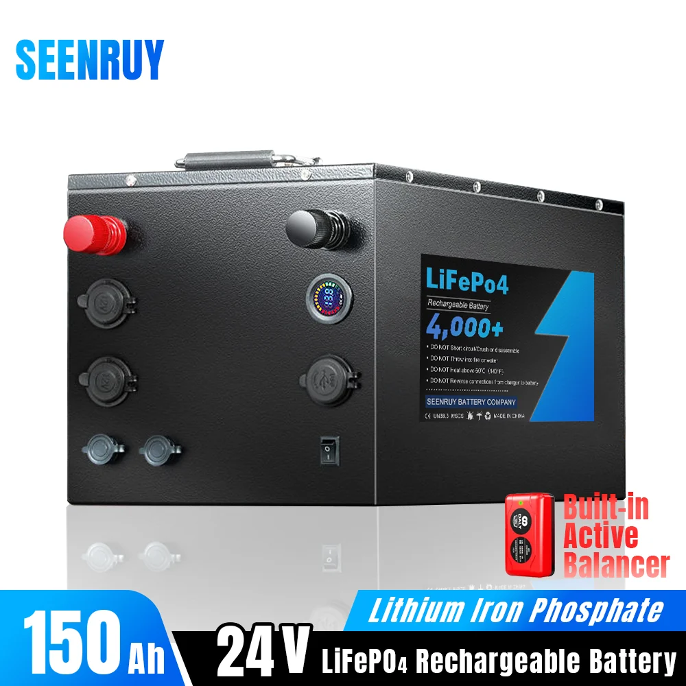 24V 150Ah LiFePO4 - Lithium Iron Phosphate Battery w/ Bluetooth – Sterling  Power Products