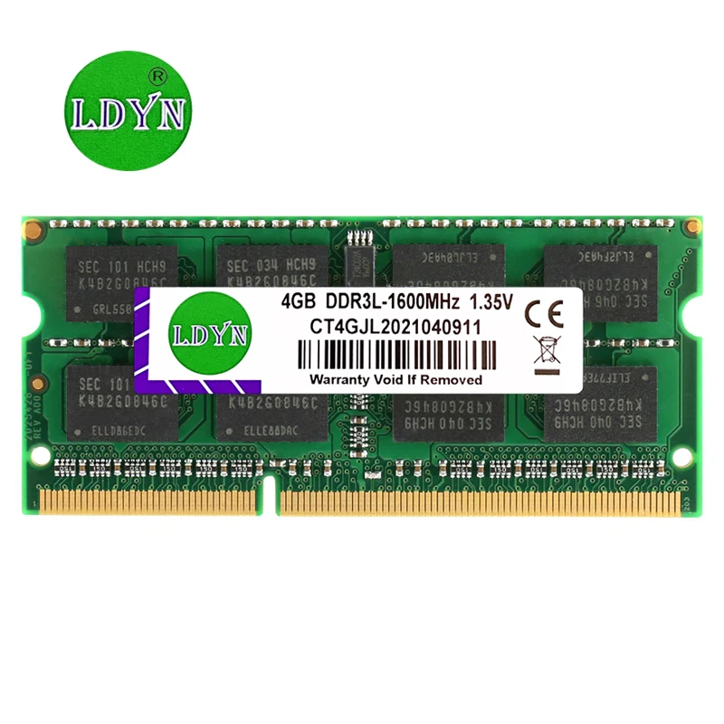 Laptop Memory Module DDR3 DDR3L 2GB 4GB 1333MHz 1600MHz Laptop RAM PC3-10600 PC3-12800 SODIMM Laptop DDR3 Dual Channel Memoria ram