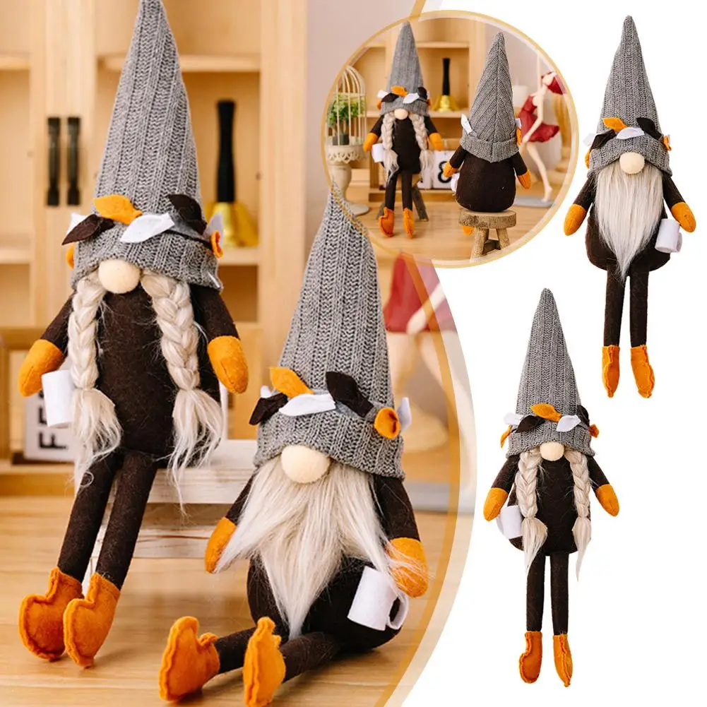 

Christmas Decorations Bundle Long Legs High Hat Faceless Legs Props Doll Doll Rudolph Doll Hanging Magic Hat Long W1Q8
