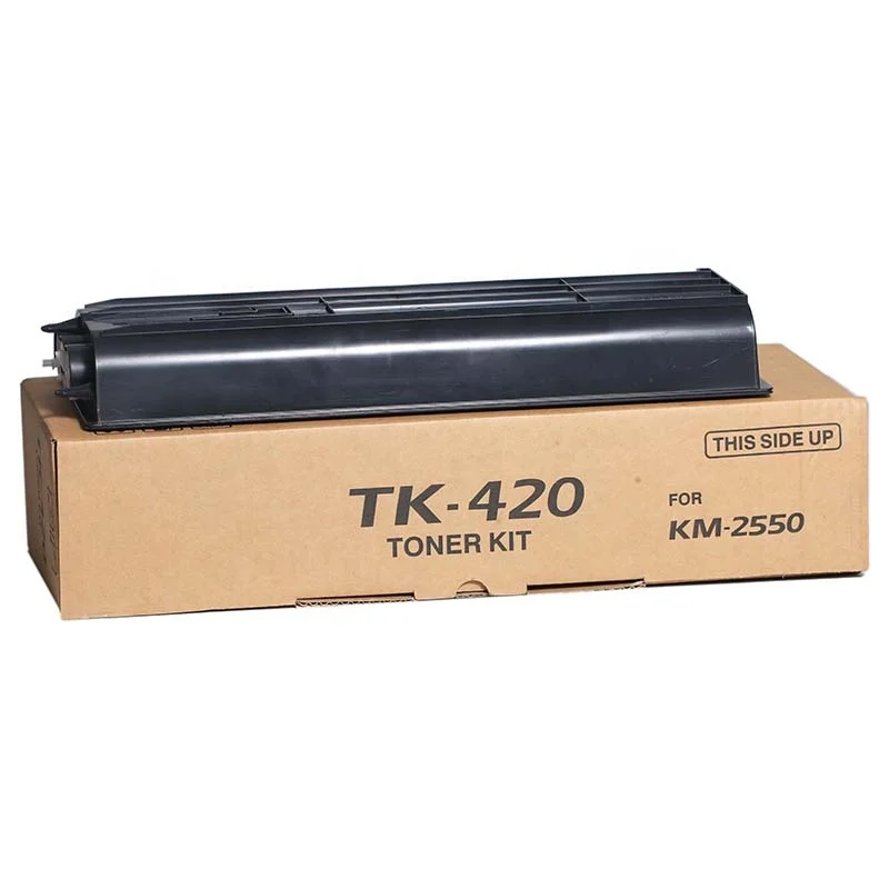 

1 шт. BK480g TK420 TK421 TK-420 TK-421Toner картридж для Kyocera KM-2550 Тонер порошок без чипов