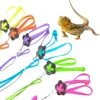 Adjustable Reptile Lizard Harness Leash Training Walking Rope Pet Leash Anti-Bite Harness Leash Pet Collar Chest Strap Lizard 3