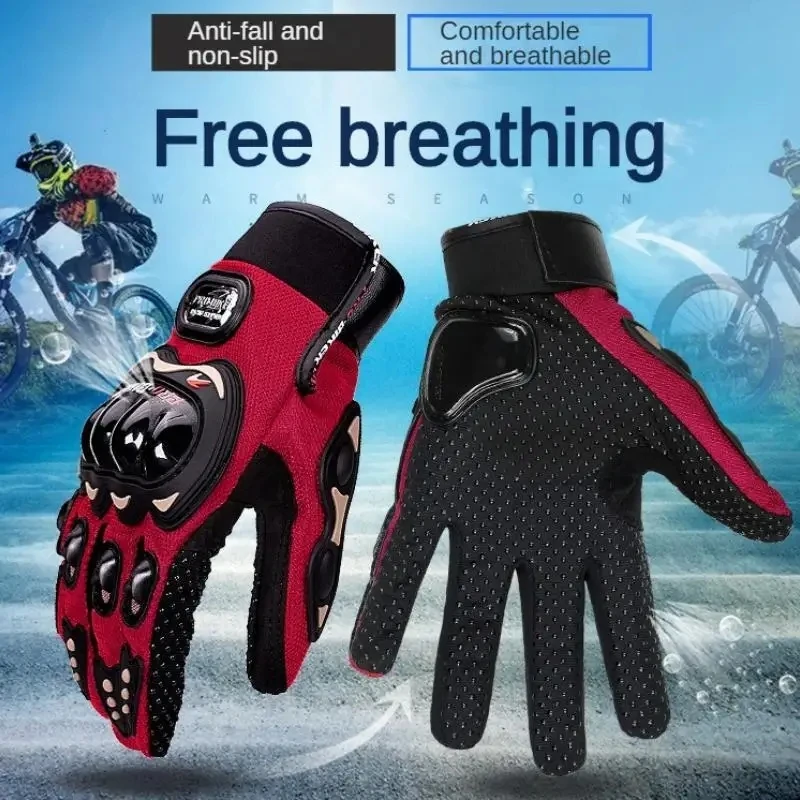 Motorcycle Gloves Summer Riding Breathable Gloves Hard Knuckle  Motorbike Gloves Tactical Gloves For Dirt Bike Moto 3