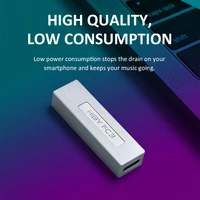 HiBy FC3 MQA authenticated dongle USB DAC Decoding Audio Headphone Amplifier DSD128 3.5mm Output for Android iOS Mac Windows10 1