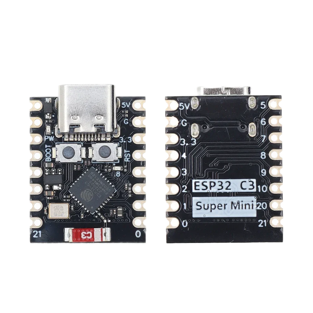 รูปสินค้า บอร์ดพัฒนา ESP32-C3 ซุปเปอร์มินิ ไวไฟ บลูทูธ สำหรับโปรเจกต์ IoT