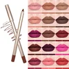 15 Colors Lipliner Multicolor Waterproof Long-lasting Pigment Private Label Lip Liner Custom Bulk Makeup Pencil All Lips Tints 2