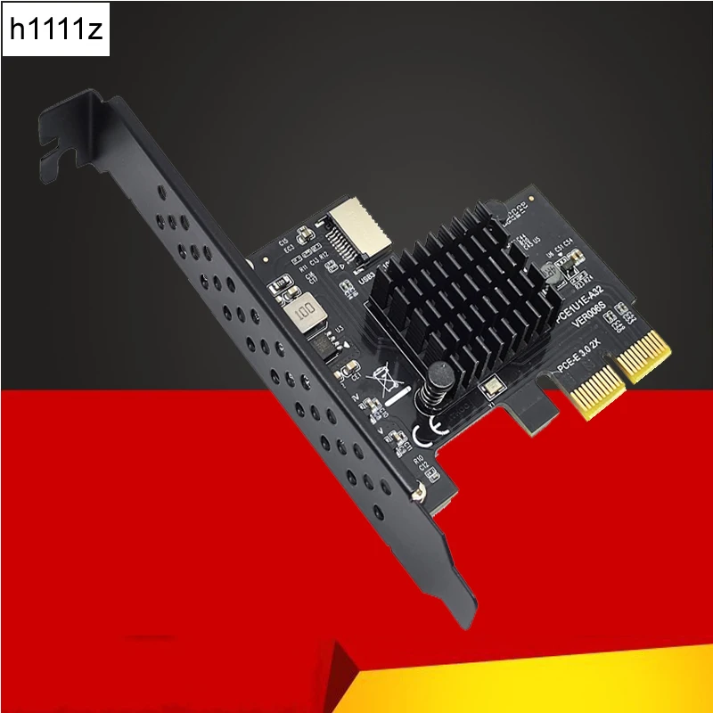 新しいに追加カードのpci express 3.0 X2 usb 3.1 TYPE-Eカード
