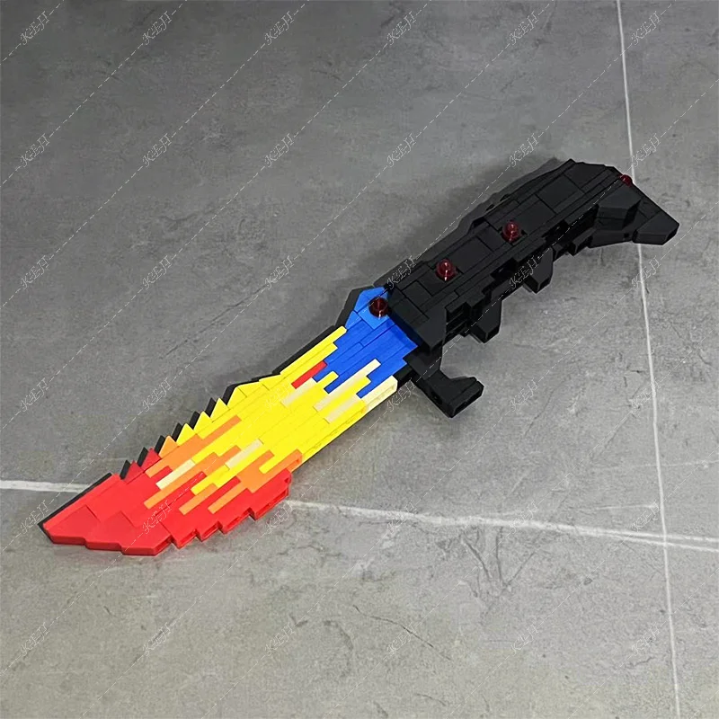 Military Karambit Butterfly Knife Building Blocks - DIY Toy Dagger