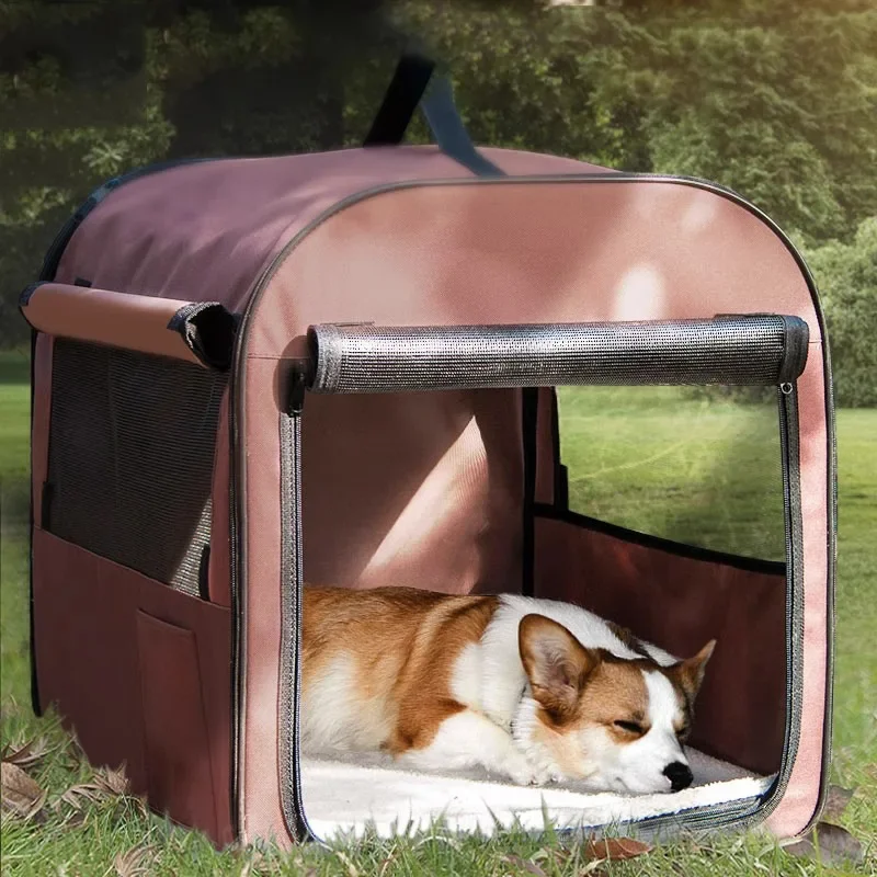 WaterproofPetBedTravelCarrierForLongTripPortablePetCage