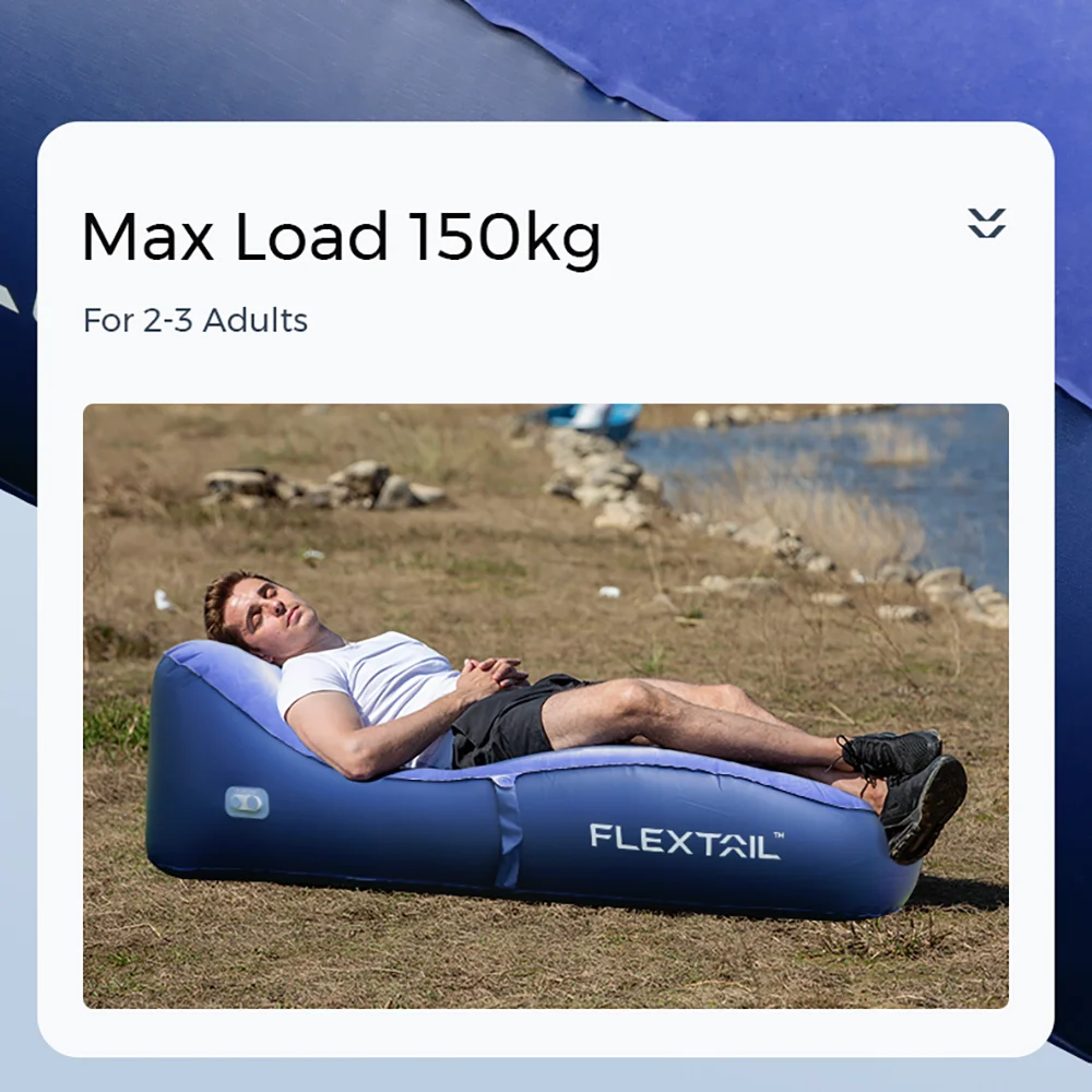 エアーベッド　AIR LOUNGER FLEXTAILGEAR ネイビー エアーベッド AIR LOUNGER FLEXTAILGEAR ネイビー - メルカリ