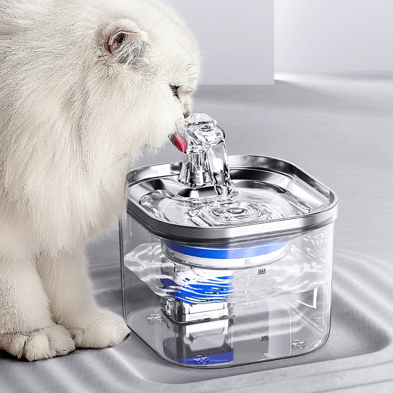 Rvs Kat Fontein Met Sensor Automatische Katten Water Dispenser Honden Kat Drinker Drinken Fontein| | AliExpress