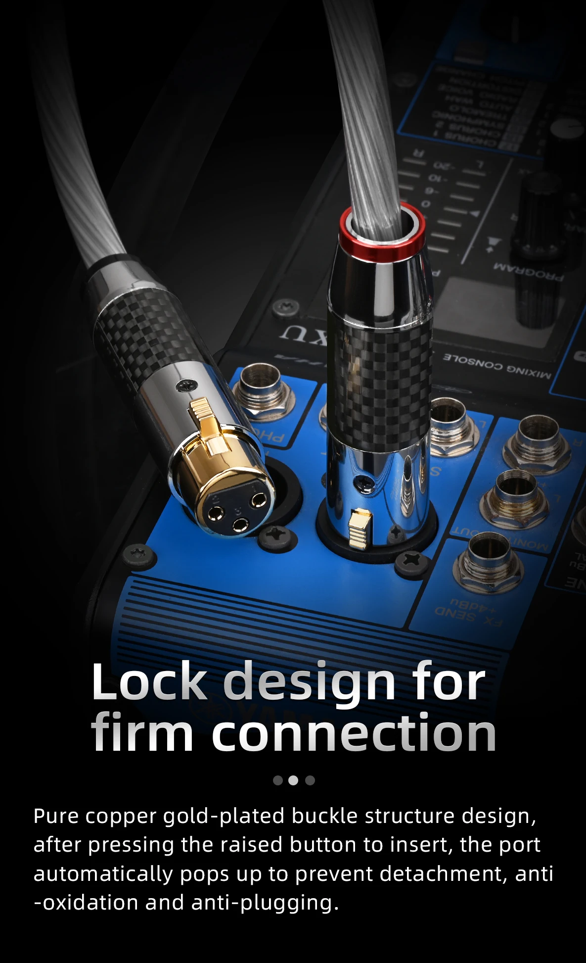 de Potência, Cabo De Equilíbrio De Som, Hifi Xlr Audio Connector