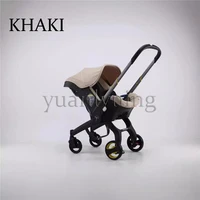 Poussette multifonctionnelle pour bébé de 0 à 24 mois, siège auto pliable, poussette de voyage bidirectionnelle pour nouveau-né et tout-petit 4