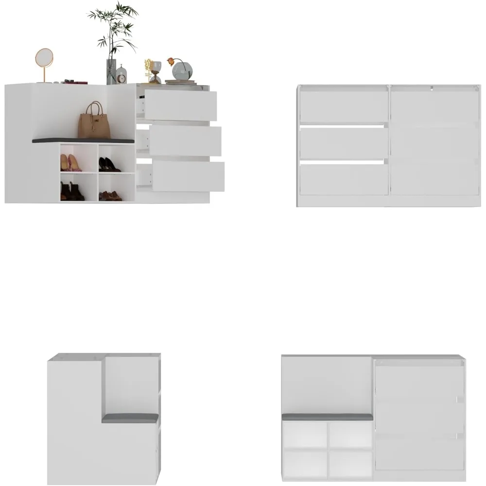 Modern White Display Island
