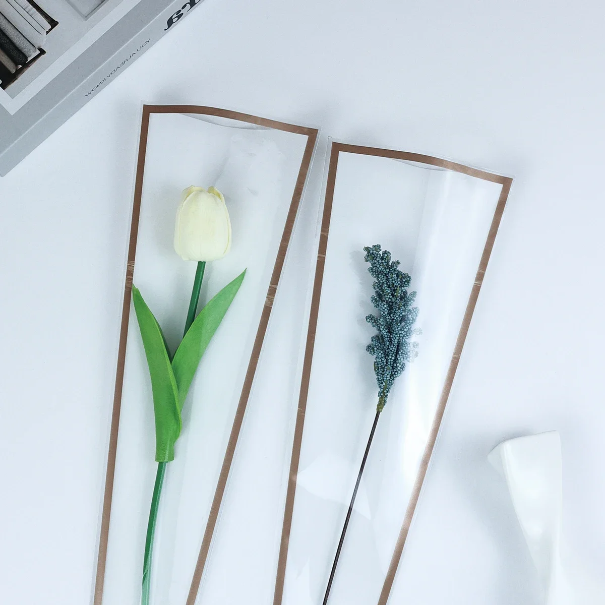 Handmade direct gold DIY materials multiple flower bag