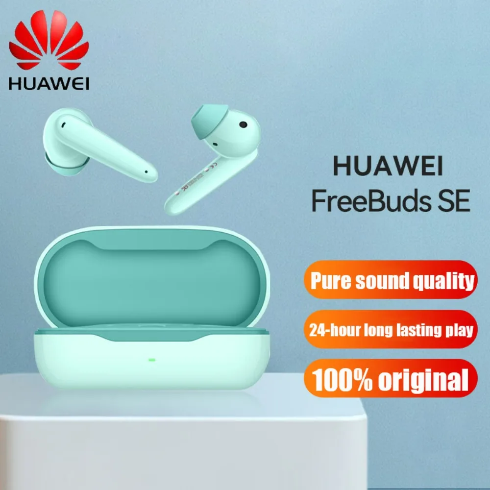 

Huawei Original FreeBuds Se Headphones Wireless Bluetooth 5.2 Earphone Call Noise Reduction Earbuds TWS 10mm Dynamic Headset Pro