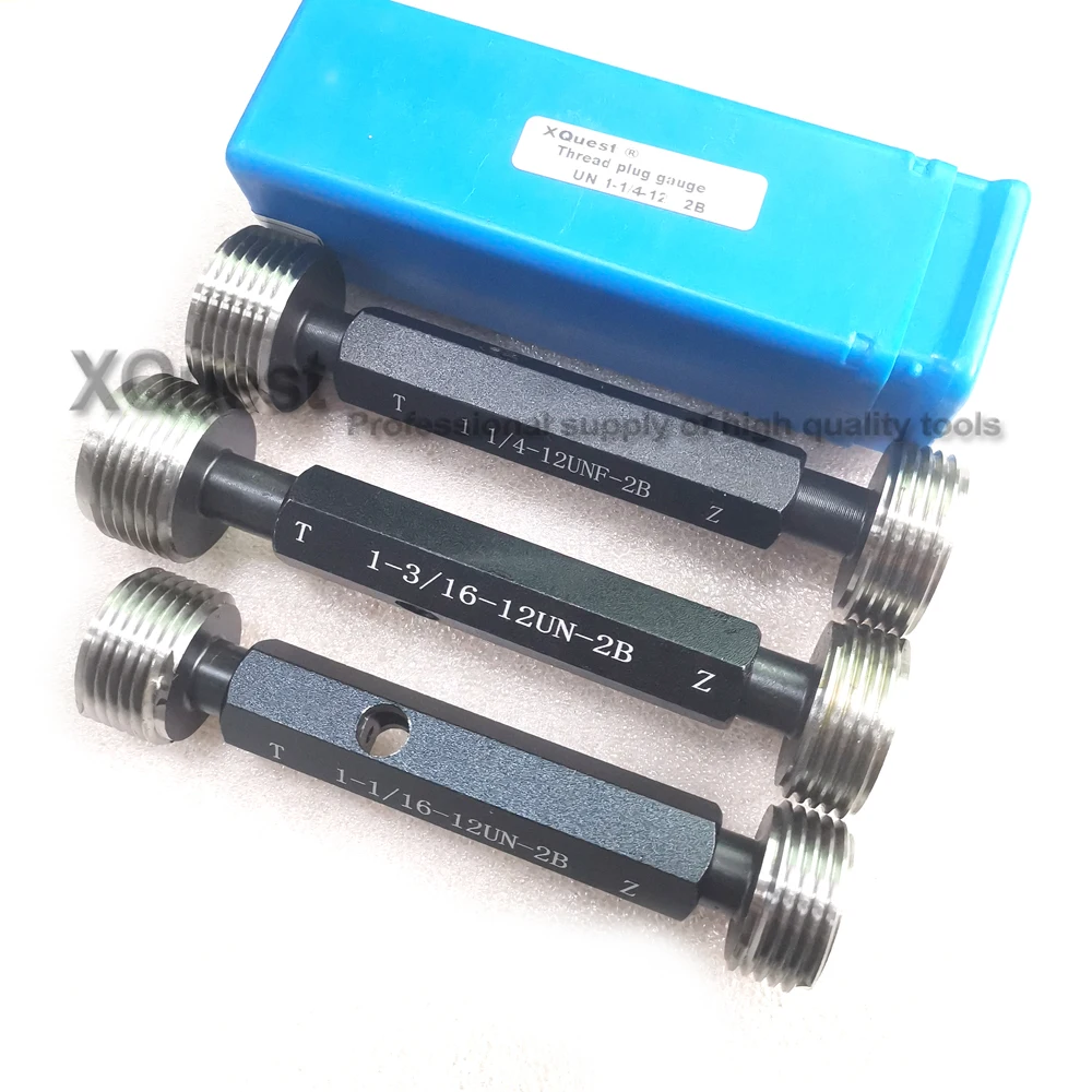 2B Unified Thread Plug Gauge สกรูเกลียวเครื่องวัด UN UNC UNF UNS 1