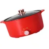 Electric Pot 2.3L 400‑800W 3 Gear Knob Control Non Stick Electric Hot Pot Electric Cooker 4