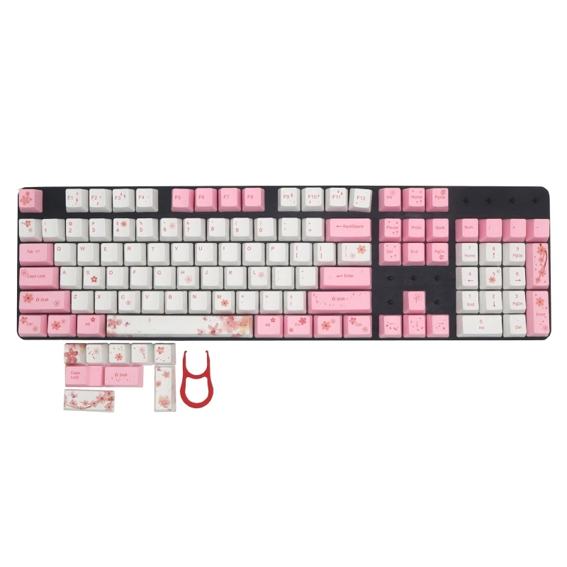 

113Keys Cherry Пользовательские колпачки для ключей PBT с сублимационной краской для переключателей Cherry MX
