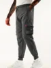 Leggings for men's trendy loose multi bag pants for casual work, leggings for men's fashion 3
