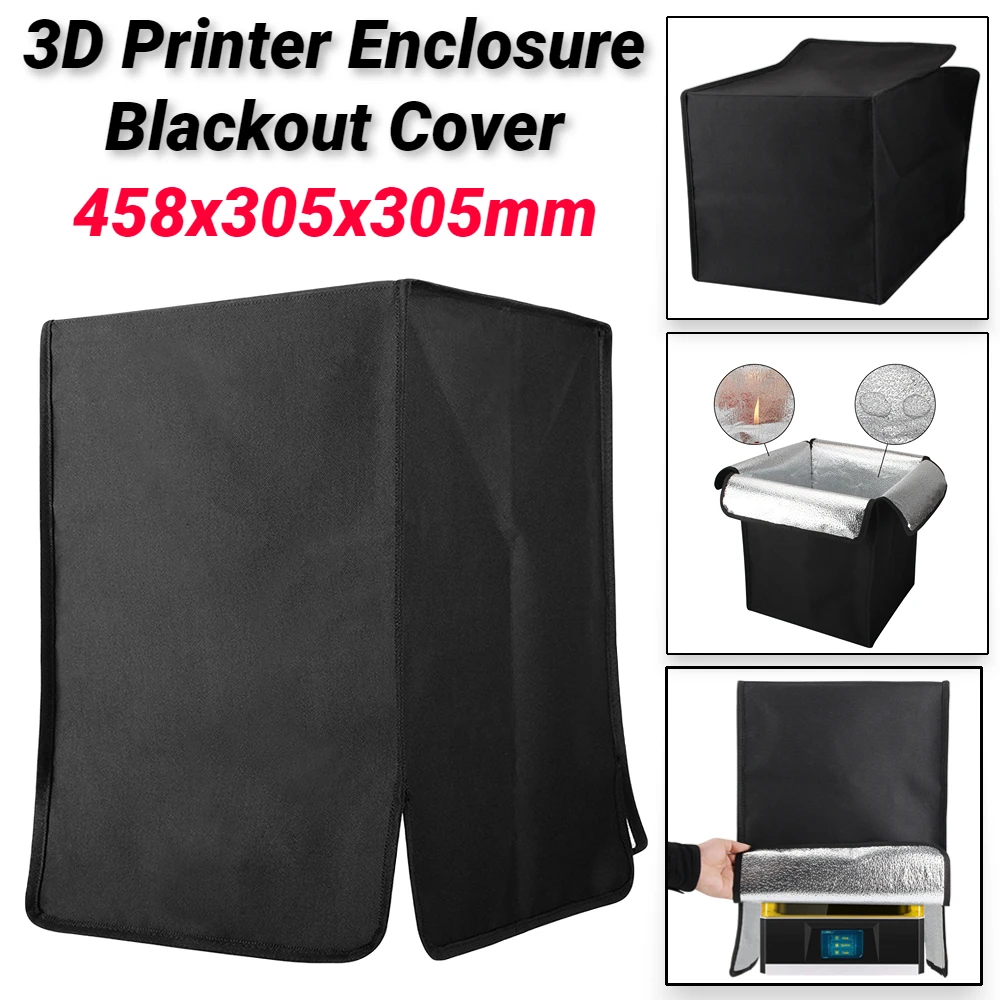 Couverture occultante pour imprimante 3D, housse de protection chaude,  anti-poussière, tente pour Anycubic I3 Mega