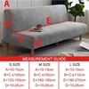 Waterproof Sofa Bed Cover For Living Room Folding Armless Sofa Couch Cover Stretch Thick Couch Covers Armchair Cover Protector 5