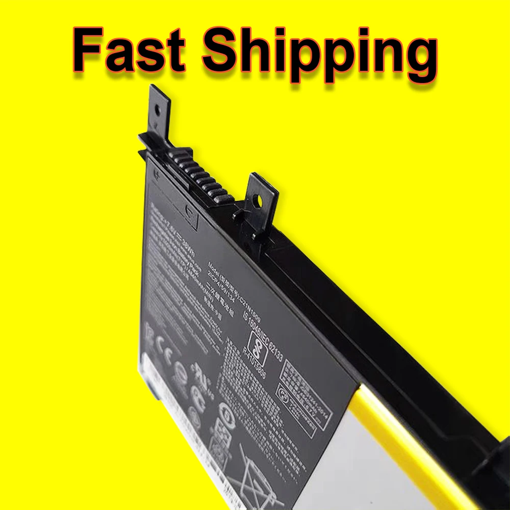 Bateria do Portátil para Asus Vivobook X556ua X556ub X556uf X556uj X556uq X556uqk X556ur X556uv F556u F556ua C21n1509 - Imagem 2