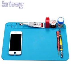 ESD Heat Insulation Soldering Mat Job Tools Computer Phone Repair Tool Kit Working Repair Pad Heatresistant Maintenance Platform