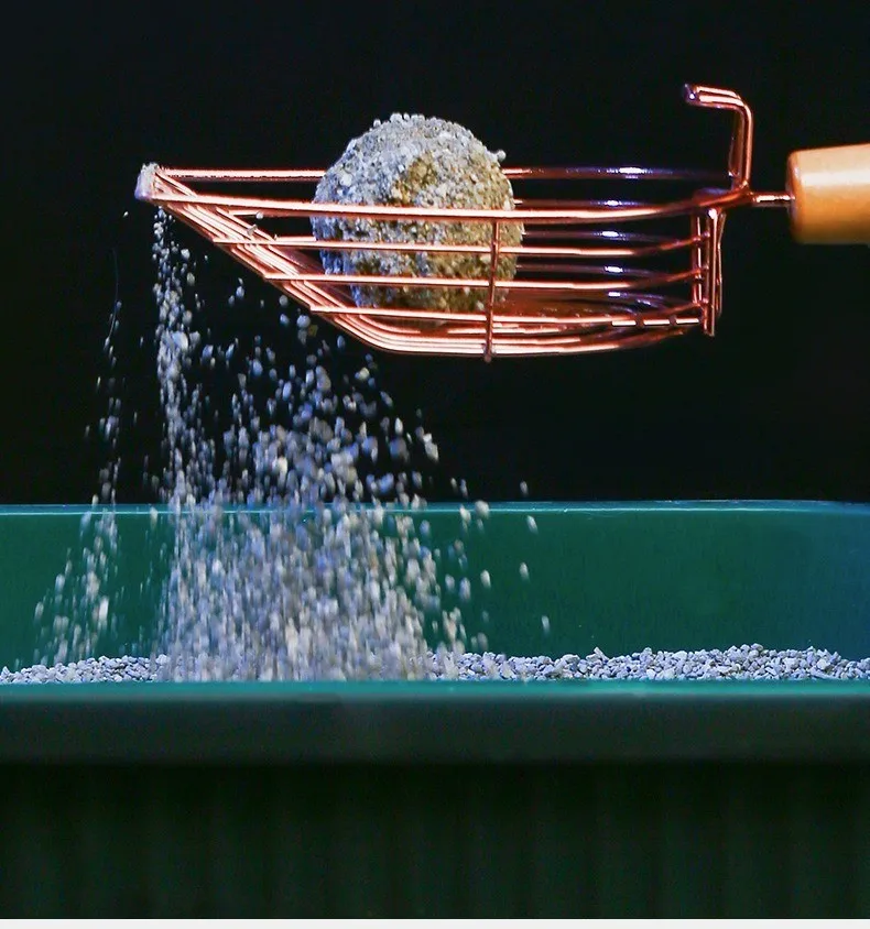 Self-Cleaning Cat Litter Shovel Stainless Steel Metal Scooper