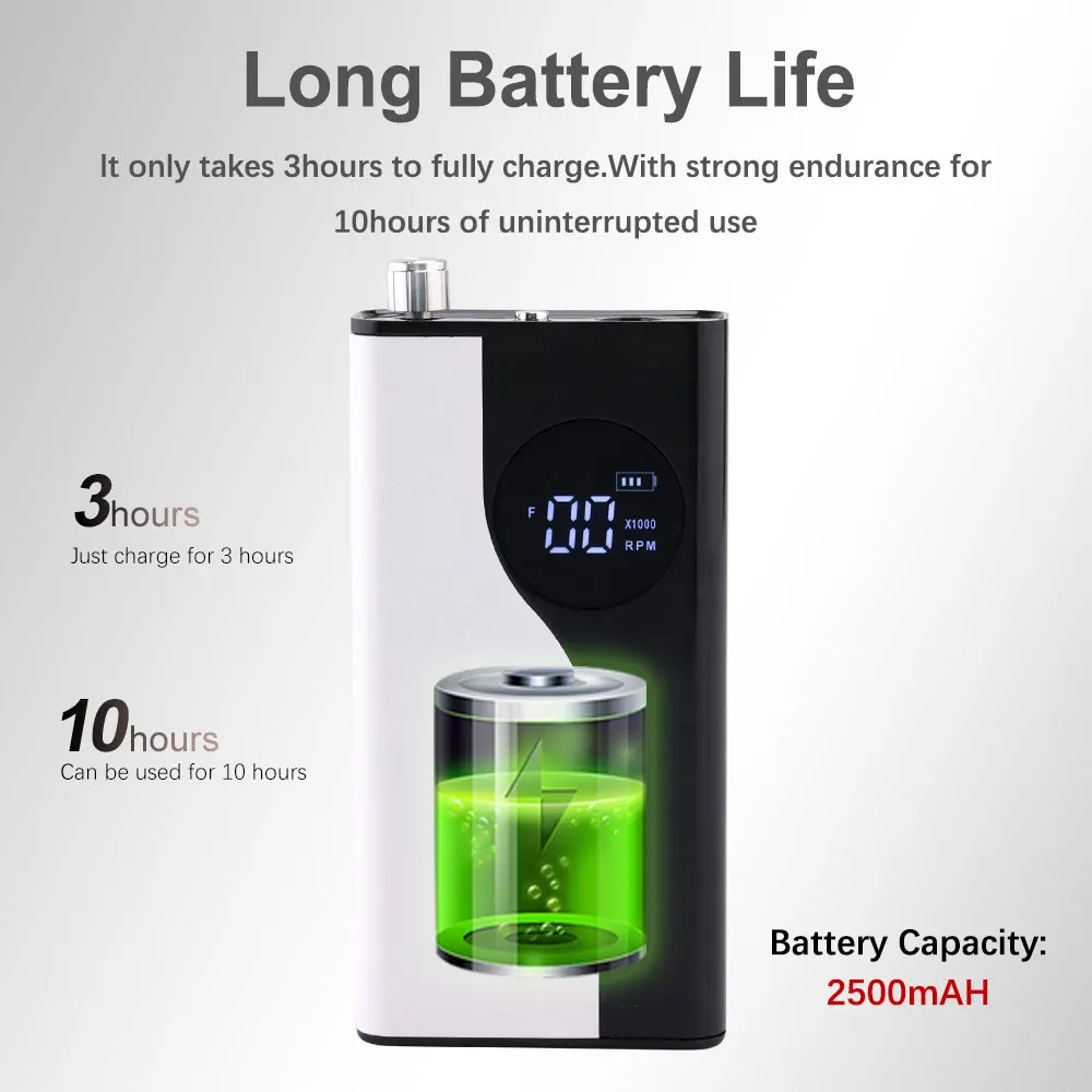 무선 코어리스 전기 네일 드릴 머신, 네일 살롱 전문 알루미늄 쉘, 35000 RPM, 65W, 신상