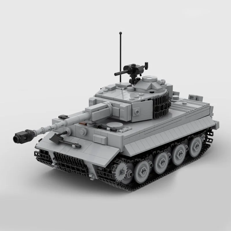 

Новинка 1048 шт. WW2 военный MOC Немецкий тигр E тяжелый танк модель «сделай сам» креативные идеи высокотехнологичная детская игрушка подарок бронированный автомобиль блоки