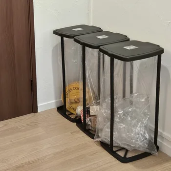 Frame mobile separation box, garbage bin, large capacity separation collect box 48L for recycling separation 1