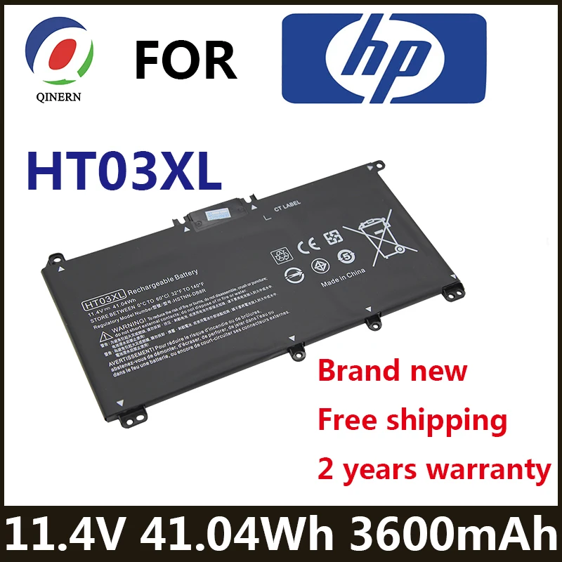 Bateria Portátil para hp Ht03xl 11.4v 58.04 w 3600mah L11119855 L114211c1 L114212c2 Pavilhão L11 15-cw1000au Tpn-q209 Hstnn-lb8m Hstnn-lb8m