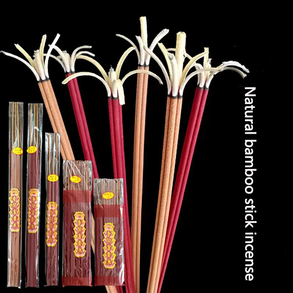 

1Pack Blooming Flowers Incense Buddhist Sandalwood Micro Smoke Buddha Worship Lucky Incense Natural Bamboo Stick Incense