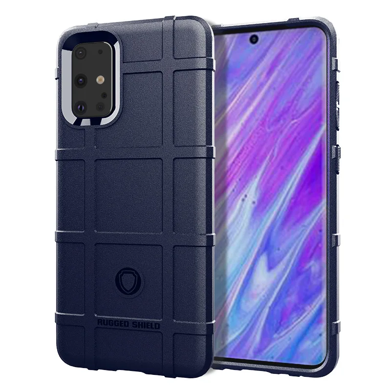 

Matte Case for Samsung S20+ Galaxy S20 Plus Armor Shield Shockproof Soft Cover for galaxy s20 plus Anti-Slip Grid Silicone Cases