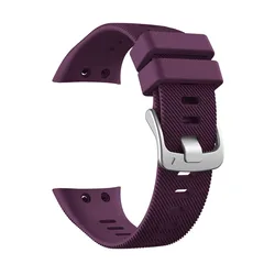 Premium Silicone Sports Strap for Smartwatches - Durable and Stylish Wristband Accessory (PURPLE)