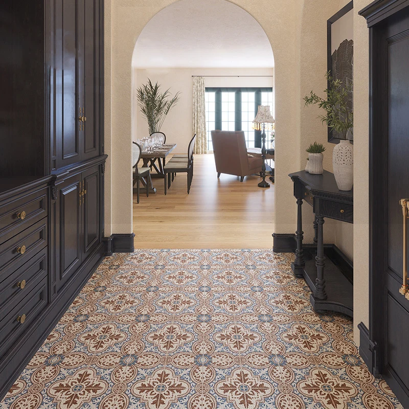 Carpet for Living Room Waterproof Oil-proof Retro Large Area Kitchen Rug Home Decoration PVC Leather Door Mat Tapete ковер Tapis